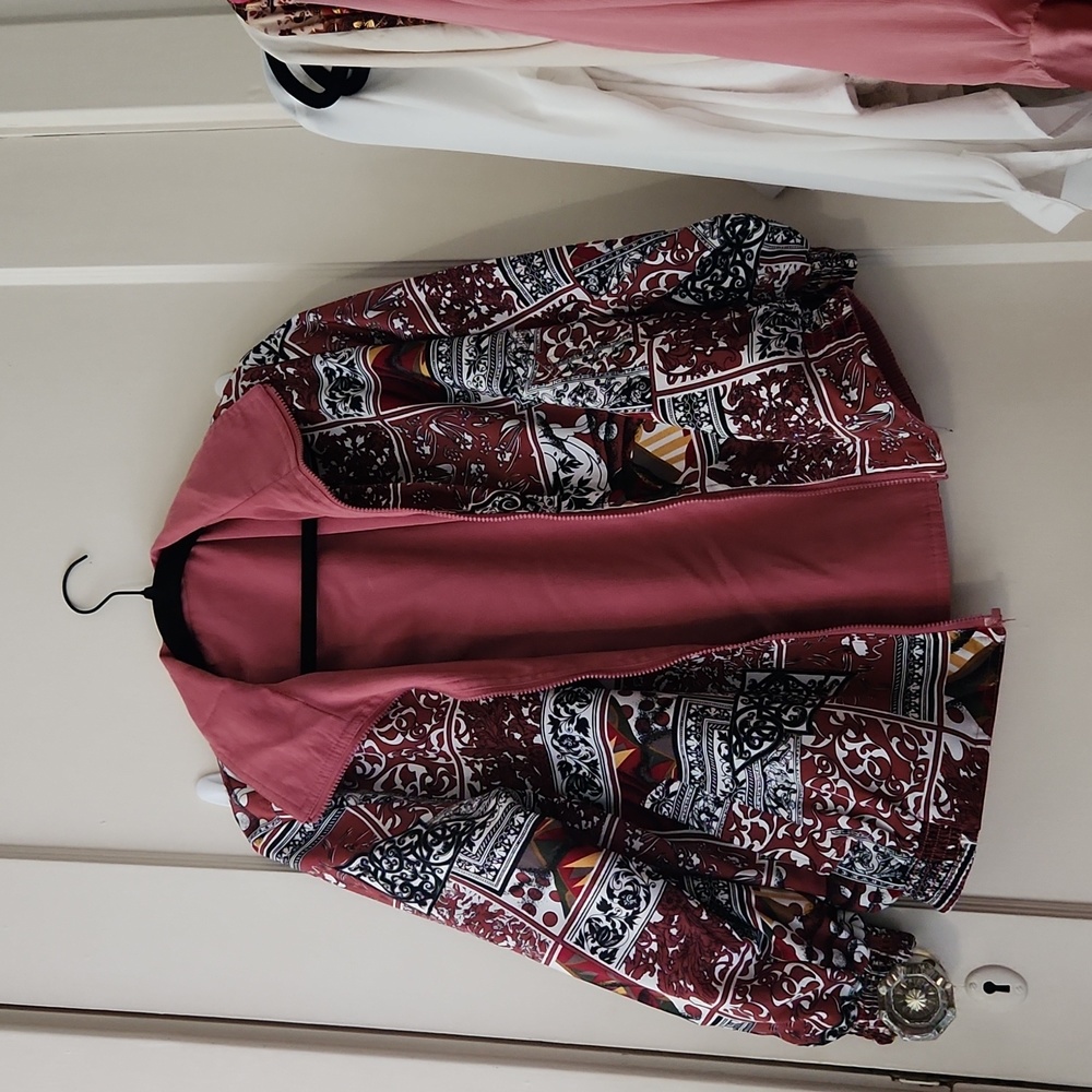 80's bomber jacket with hidden pockets